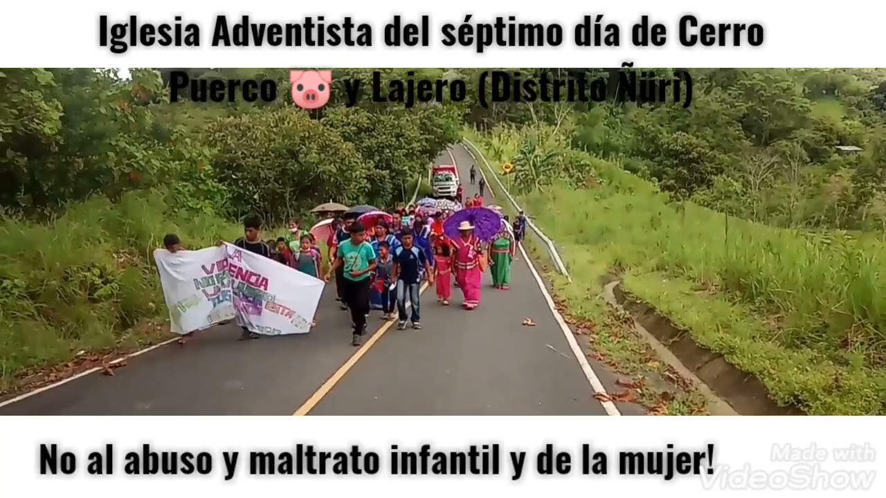 Iglesia Adventista del Séptimo Día del Corregimiento de Cerro Puerco 🐷, marcha contra la violencia.