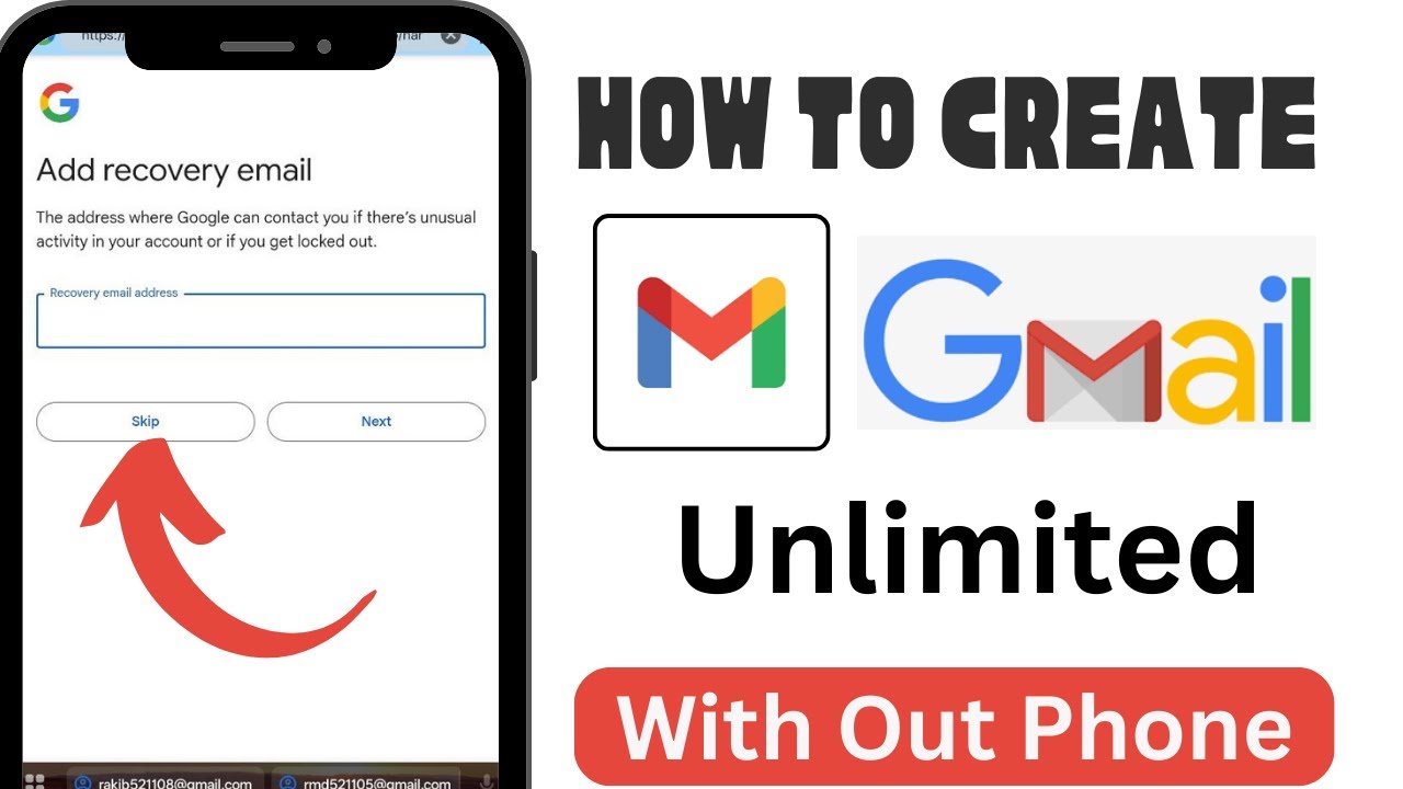 Unlimited Gmail Account Create 2025 | New Gmail Create Trick Bangla | Gmail Account Without Number