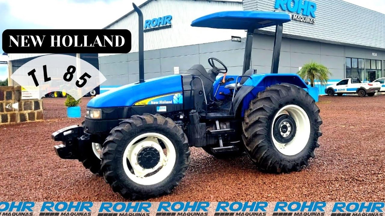 Trator New Holland TL85E Ano 2006 - ROHR MÁQUINAS