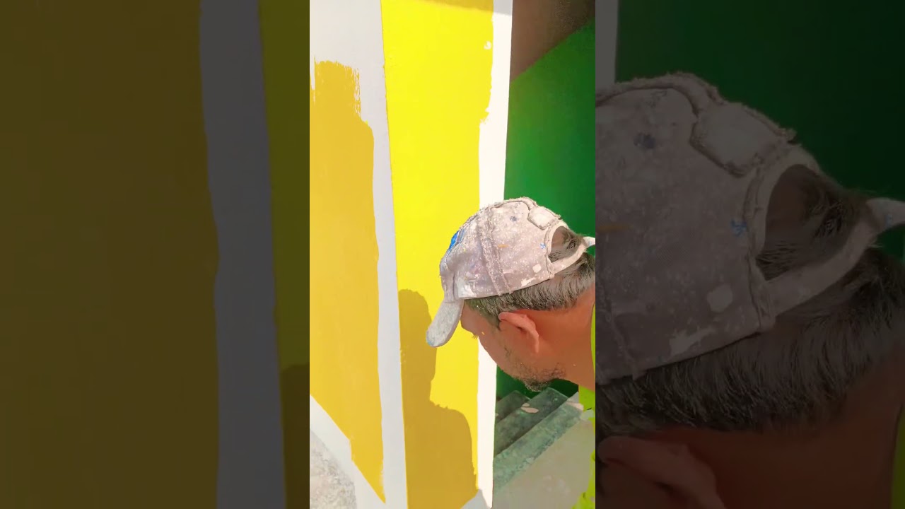 painting yellow colour fast code 🏠🧹 