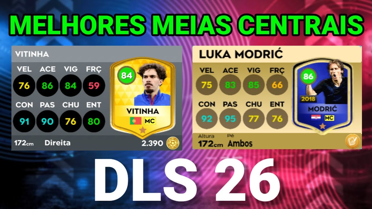 Rank dos Melhores Meias Centrais do DLS 26