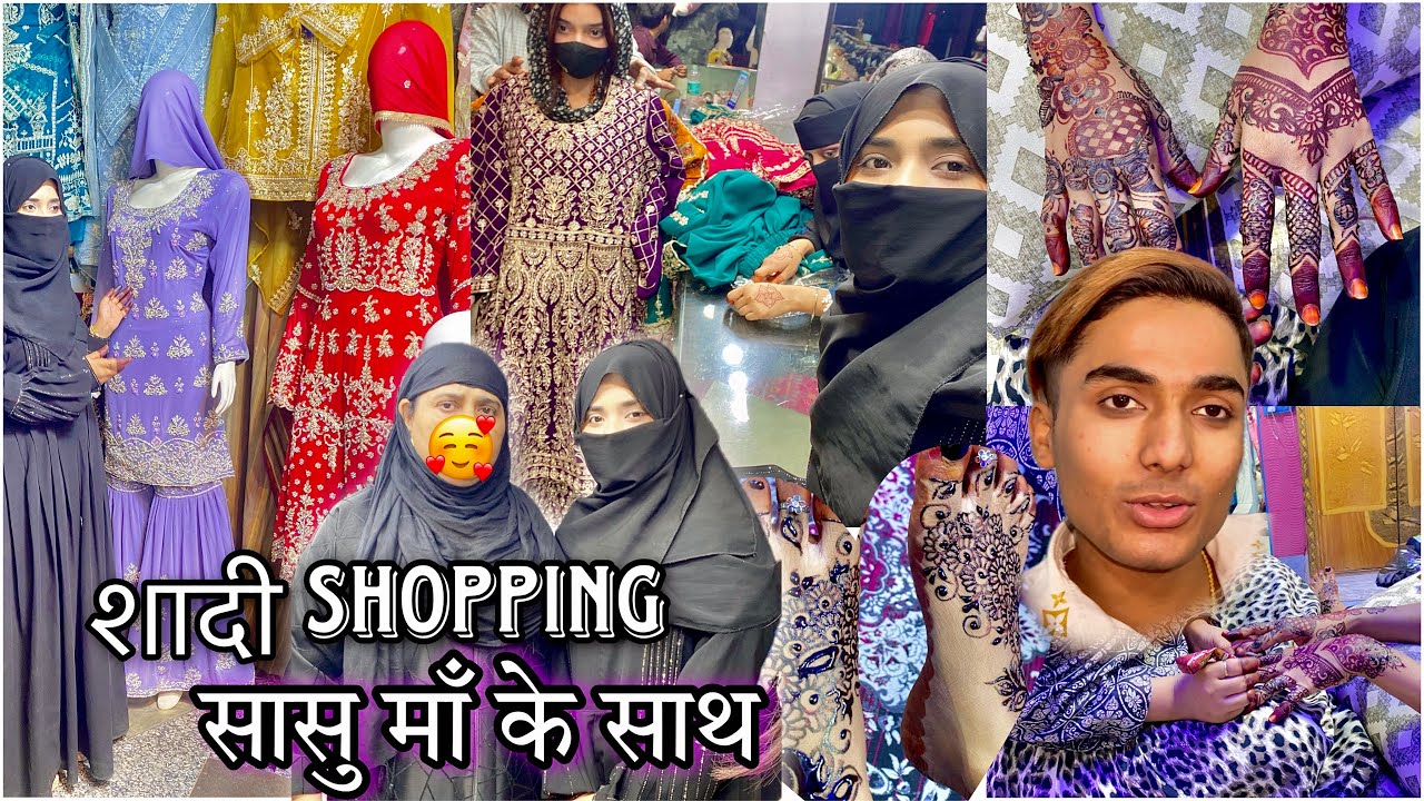 Sasu Mom Ne Karayi, Shaadi Ki Shopping😍 Sister Ne Banaya Full Vlog🔥 Nand Ke Mehandi Lgayi✨