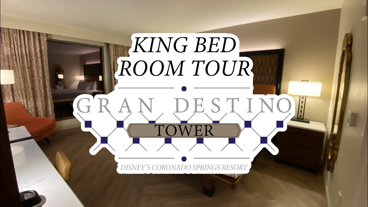 King Bed Room Tour - Gran Destino Tower at Disney’s Coronado Springs Resort