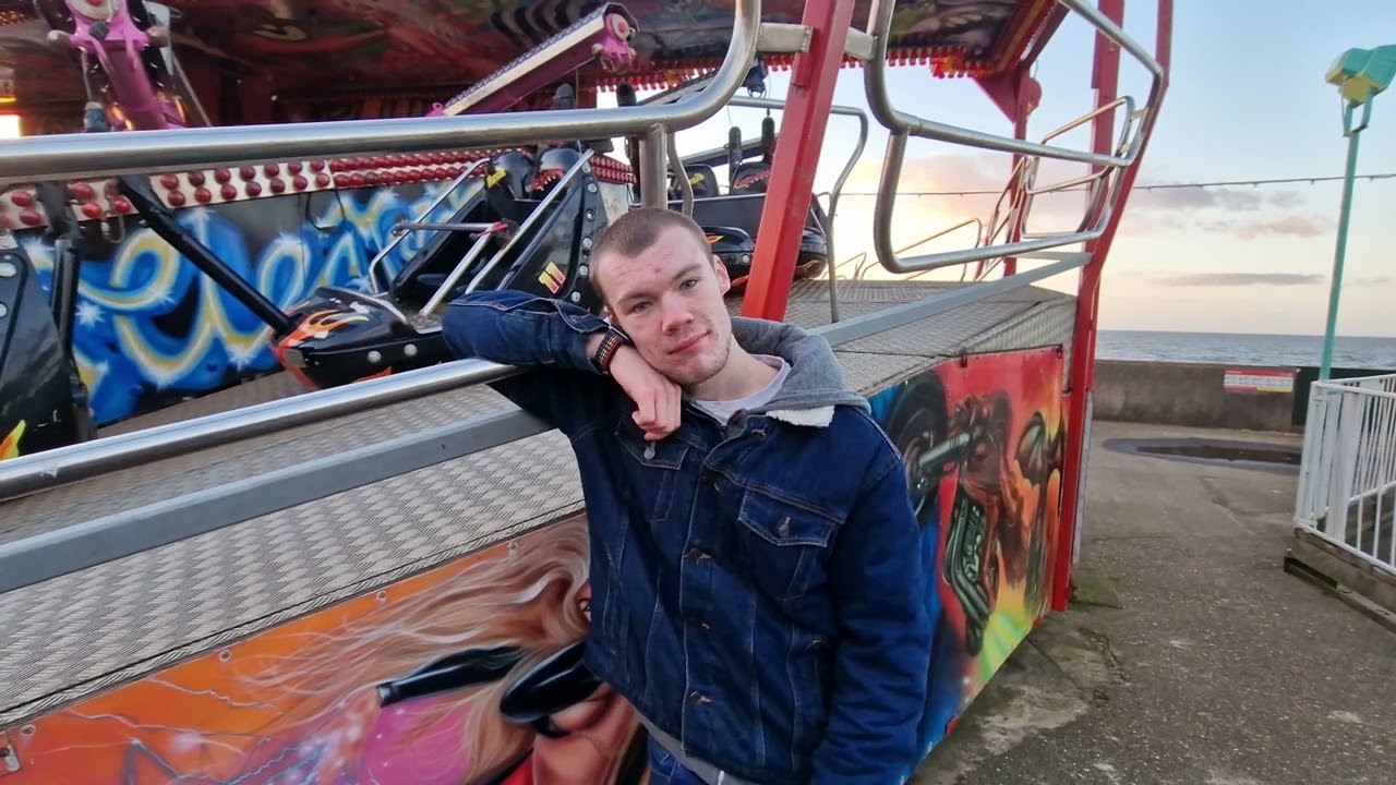 Hunstanton Rainbow Park Winter Walkthru and - From Above Drone - January 2024