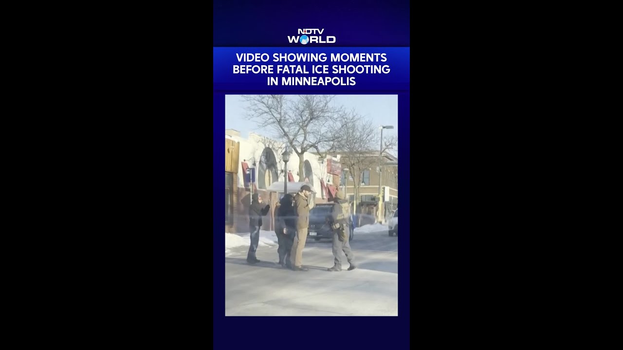 Minneapolis ICE Shooting | Video Showing Moments Before Fatal ICE Shooting In Minneapolis