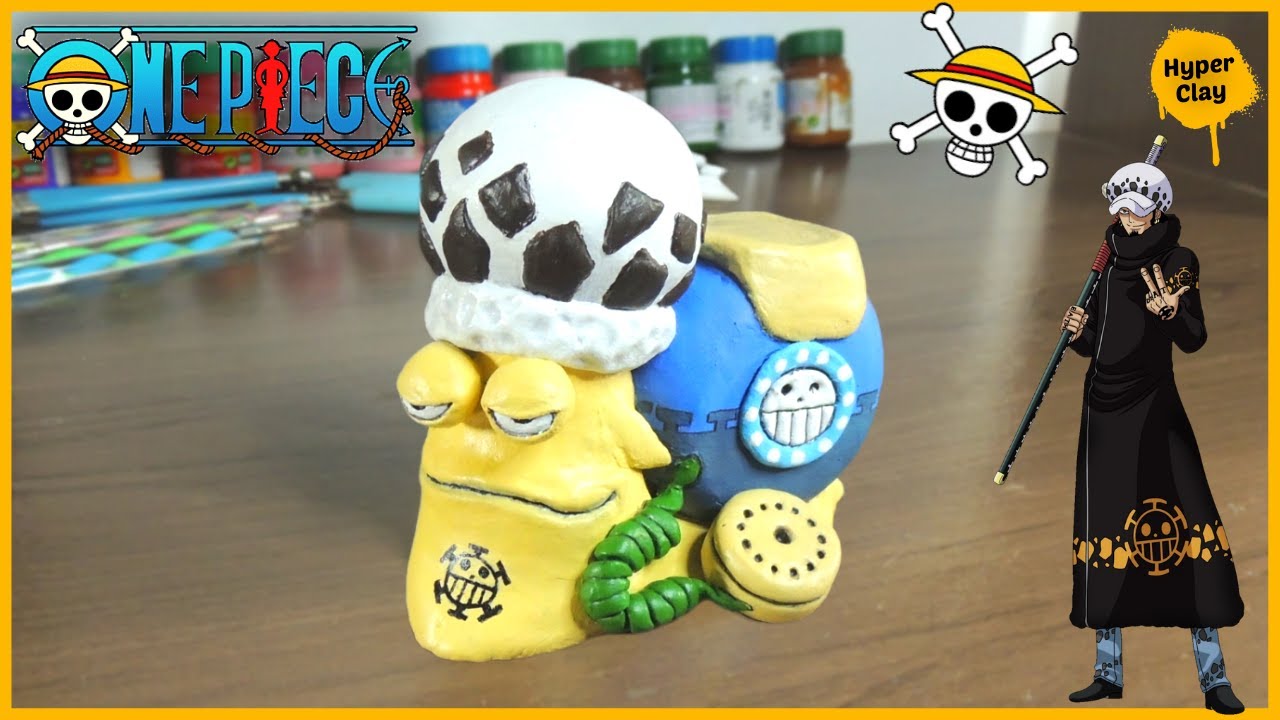 Como fazer o Den Den Mushi do Law | One Piece | DIY