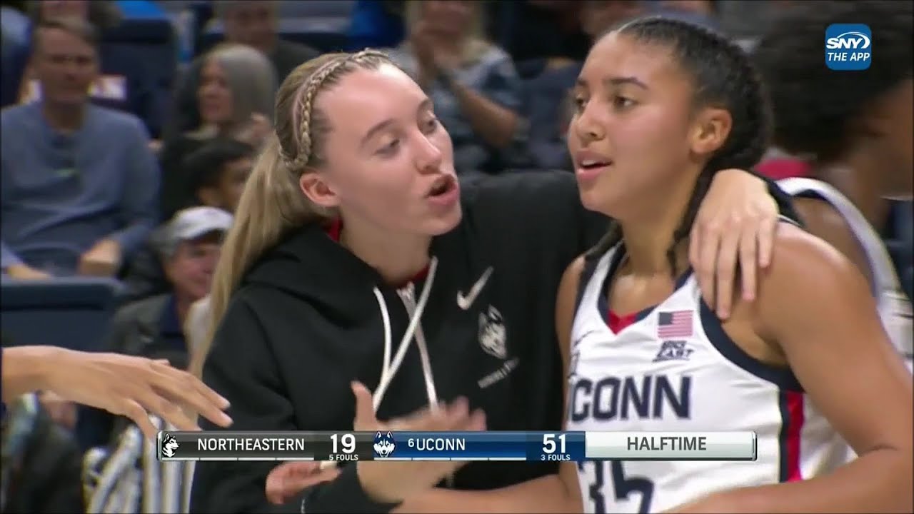 Azzi Fudd MONSTER Game: 26pts, 4ast, 6stls Despite Shooting 1-8 From 3 In #6 UConn Huskies Win