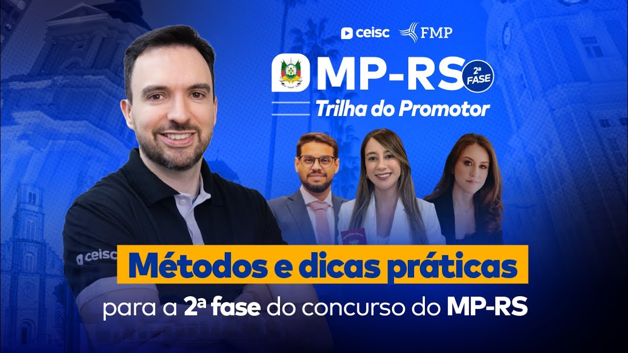 Trilha do Promotor | Bate-papo com APROVADOS do MP-RS | O caminho da 2ª Fase