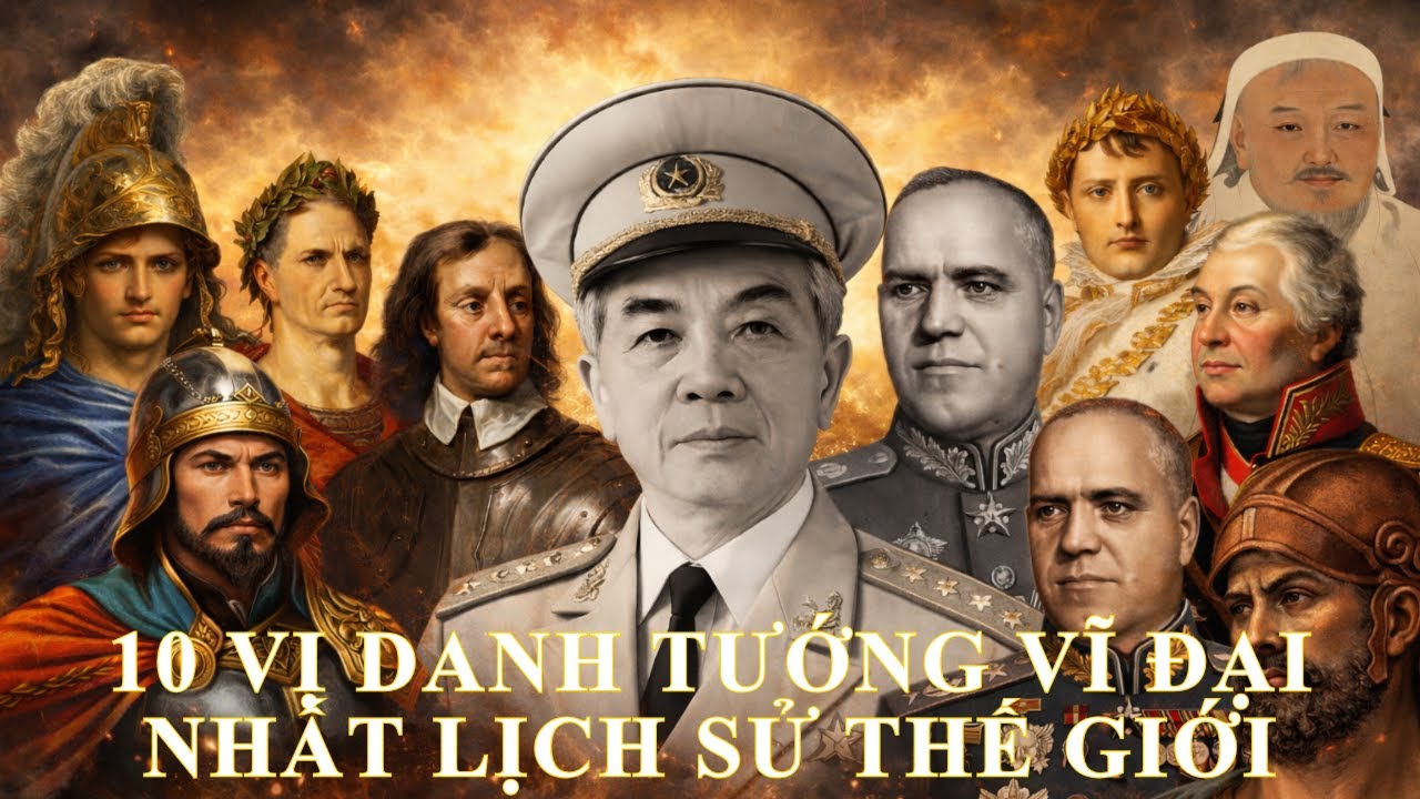 10 Vị Tướng Kiệt Xuất Nhất Mọi Thời Đại | Lịch Sử Quân Sự Thế Giới