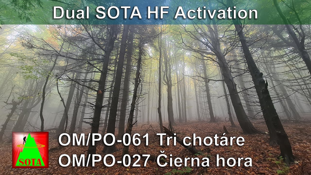 Tri chotáre | Čierna hora | HF SOTA Activation