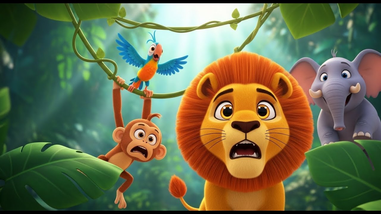 Pinda the Lion 🦁 | Jungle Adventure 🌴 | Kids Cartoon Story | 3D Animation