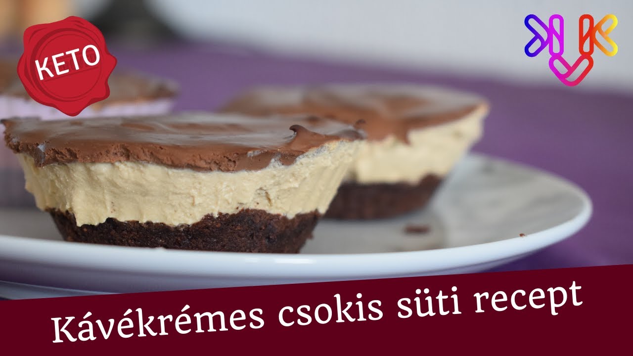 Kávékrémes csokoládés süti recept | Kedvenc keto édességem