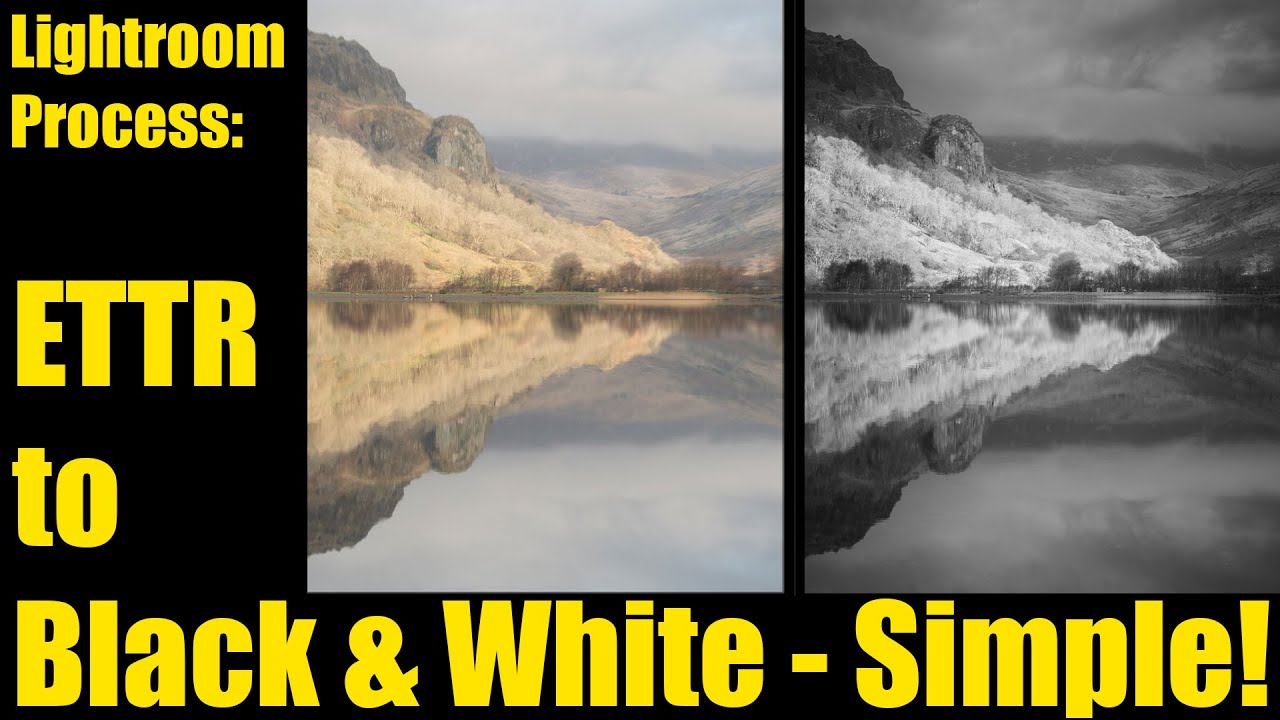 Great Black and White Photographs in Lightroom - it All Starts with ETTR in Camera