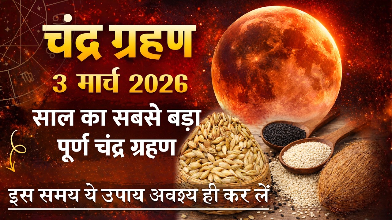 साल का सबसे पहला बड़ा चंद्र ग्रहण 3 मार्च 2026 - ये उपाय अवश्य कर लें | Lal kitab by Rahul Bhatnagar