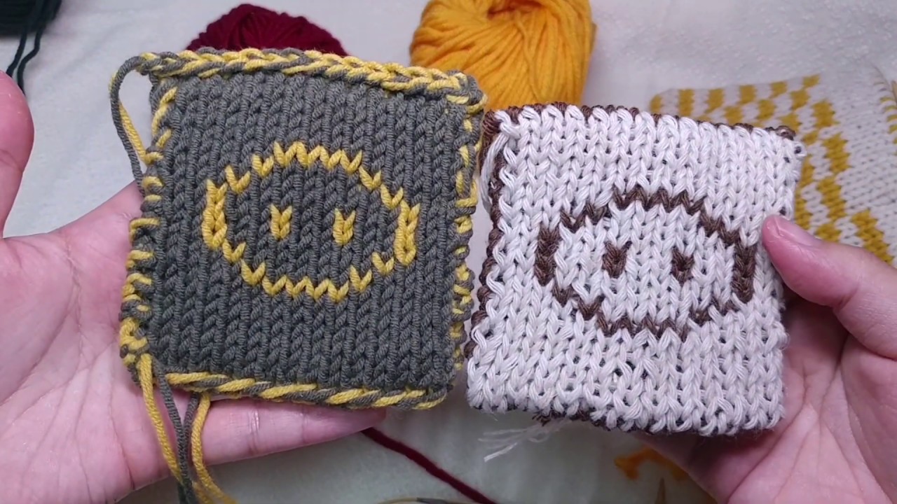 대바늘 리버시블뜨기/양면뜨기 코잡는방법, reversible knitting-cast on , 두가지색으로 흔들코잡기