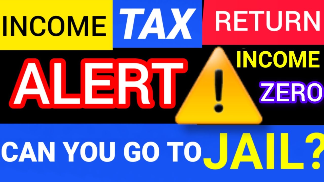 ALERT For INCOME TAX RETURN FILING You May Go To JAIL | CHECK  These 10 TRANSACTIONS Now |