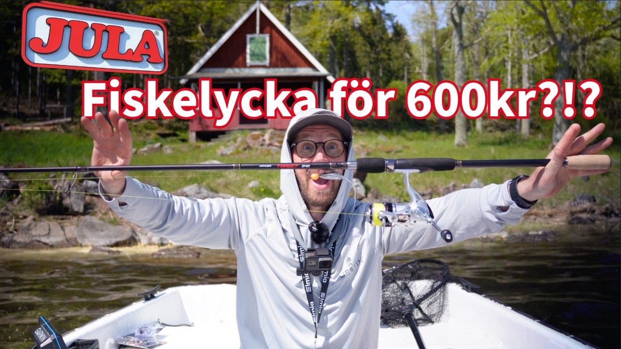 Fiskeutrustning fr&aring;n Jula f&ouml;r 600 kr: Kan Vi F&aring;nga N&aring;got? 🎣💸