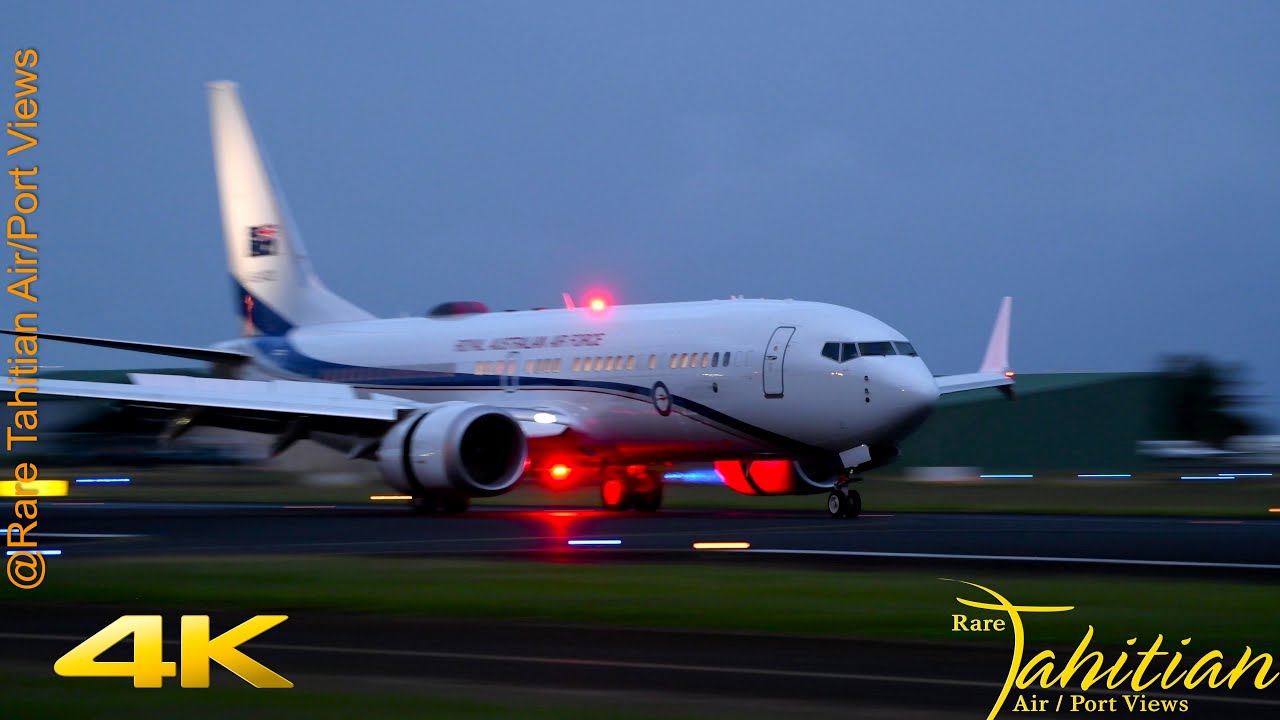 October 21st, 2025: R.A.A.F's Boeing 737 Max 8 BBJreg A62 002 was seen at Tahiti Int'l