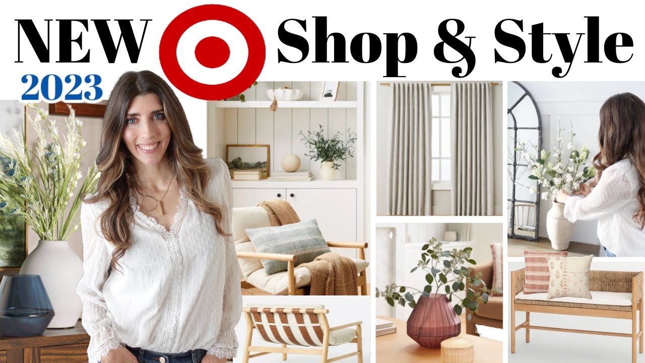 New Target SHOP & STYLE With Me 2023 \ New Threshold + Studio Mcgee Spring Decor Shopping