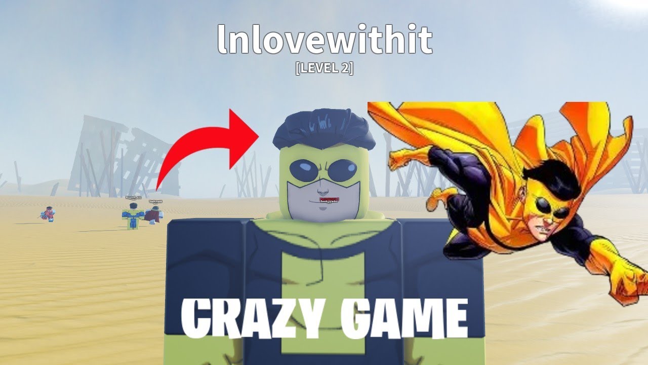 THIS ROBLOX INVINCIBLE GAME IS CRAZY!! (INVINCIBLE SHOWDOWN)