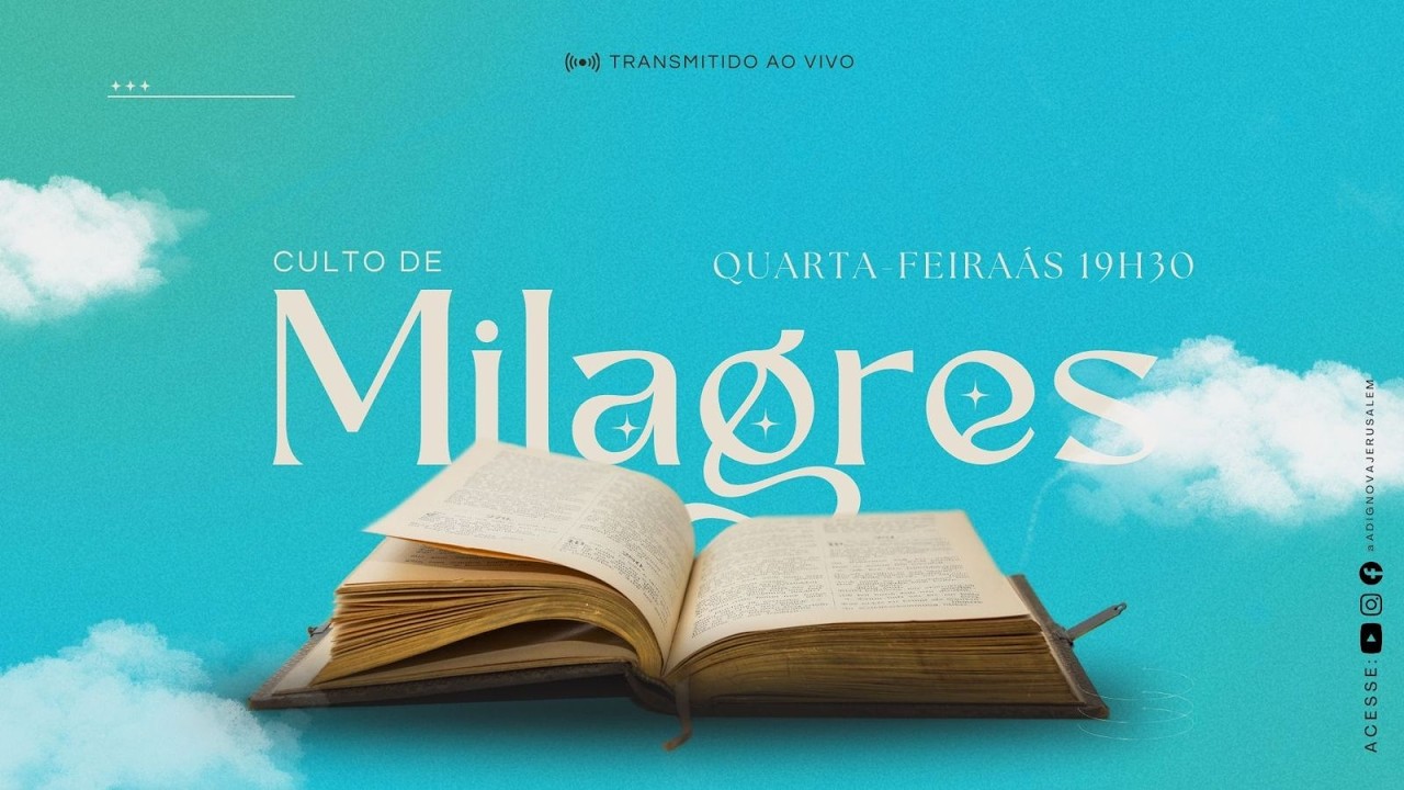 CULTO DE MILAGRE  -  11 DE FEVEREIRO DE 2026