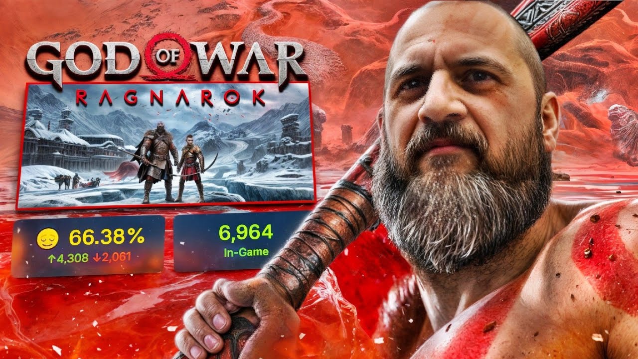 GOW RAGNAROK É UM FLOP BRUTAL NO PC! UMA VERGONHA EM SONY.