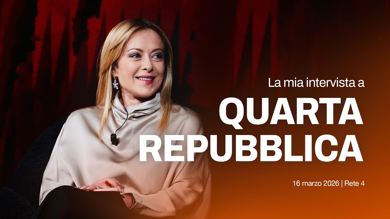 La mia intervista a Quarta Repubblica | 16 marzo 2026
