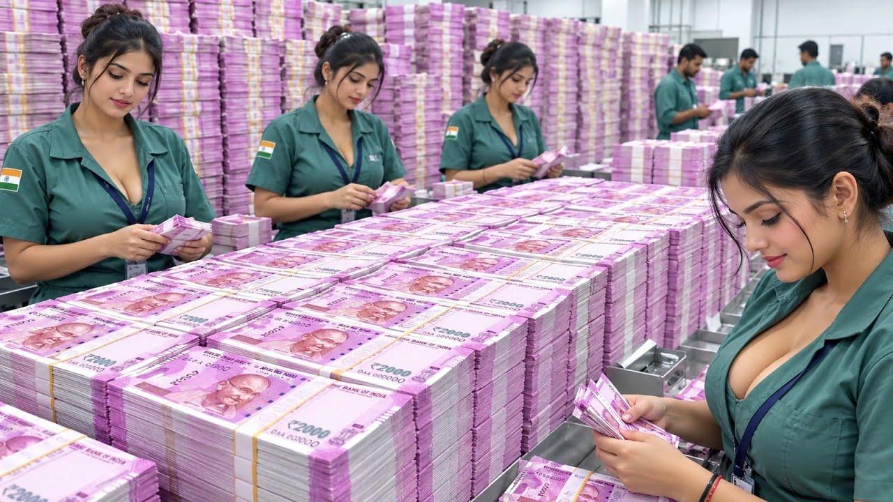How Indian Rupees Are REALLY Made! 🇮🇳 (Inside RBI Money Factory)
