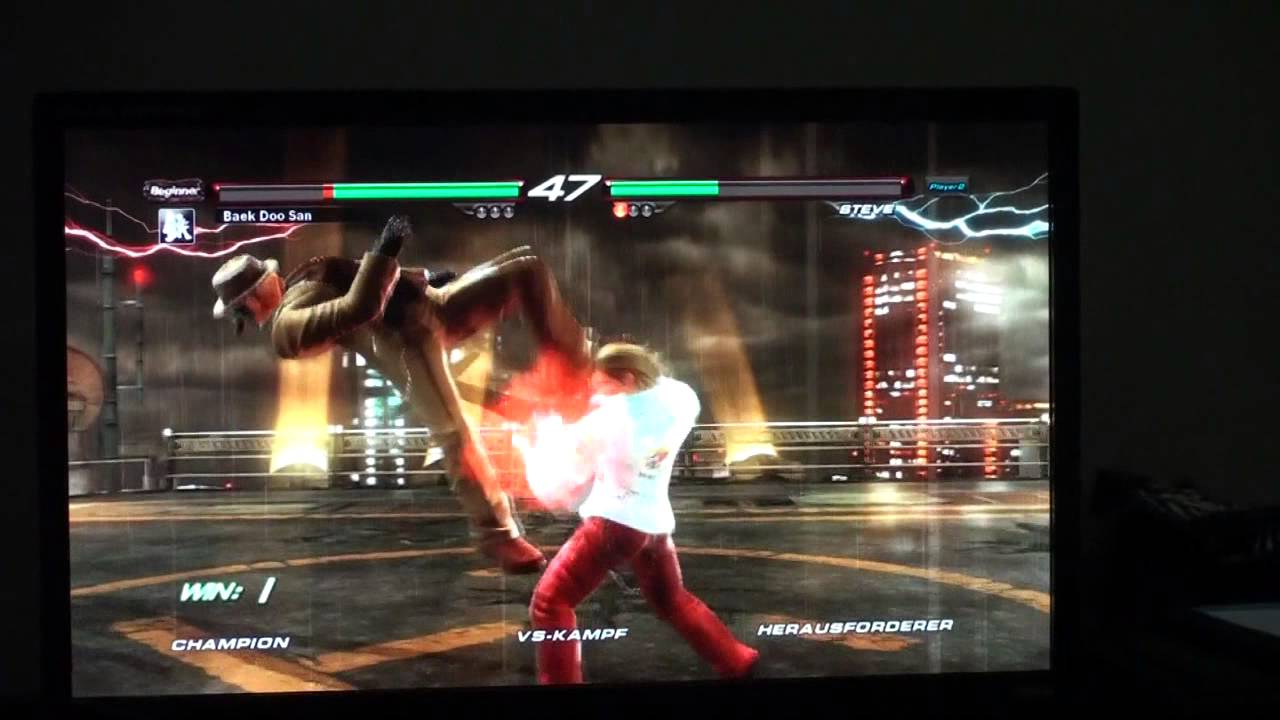BMNS-13 (Beak) vs Nin (Steve)  Tekken6 - Casual
