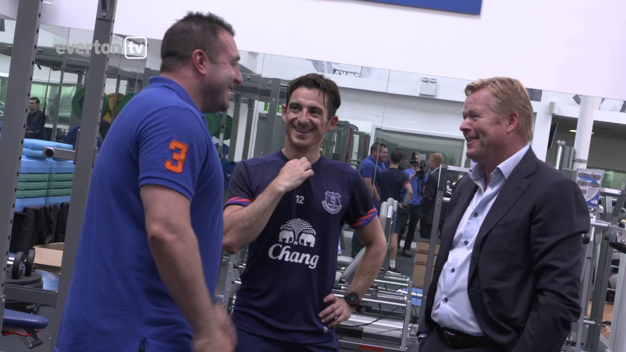 Exclusive behind the scenes footage as Ronald Koeman arrives at Everton