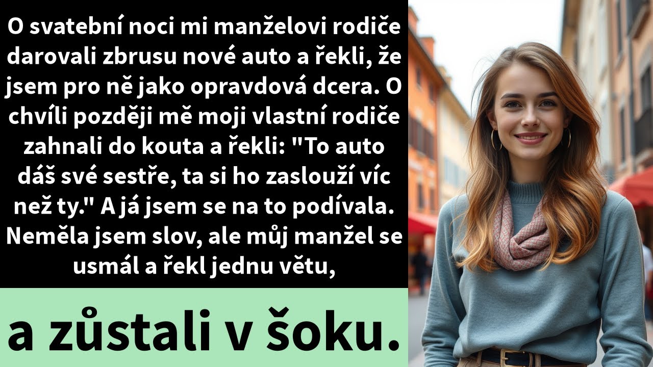 O svatební noci mi manželovi rodiče darovali zbrusu nové auto a řekli, že jsem pro ně jako opravdová