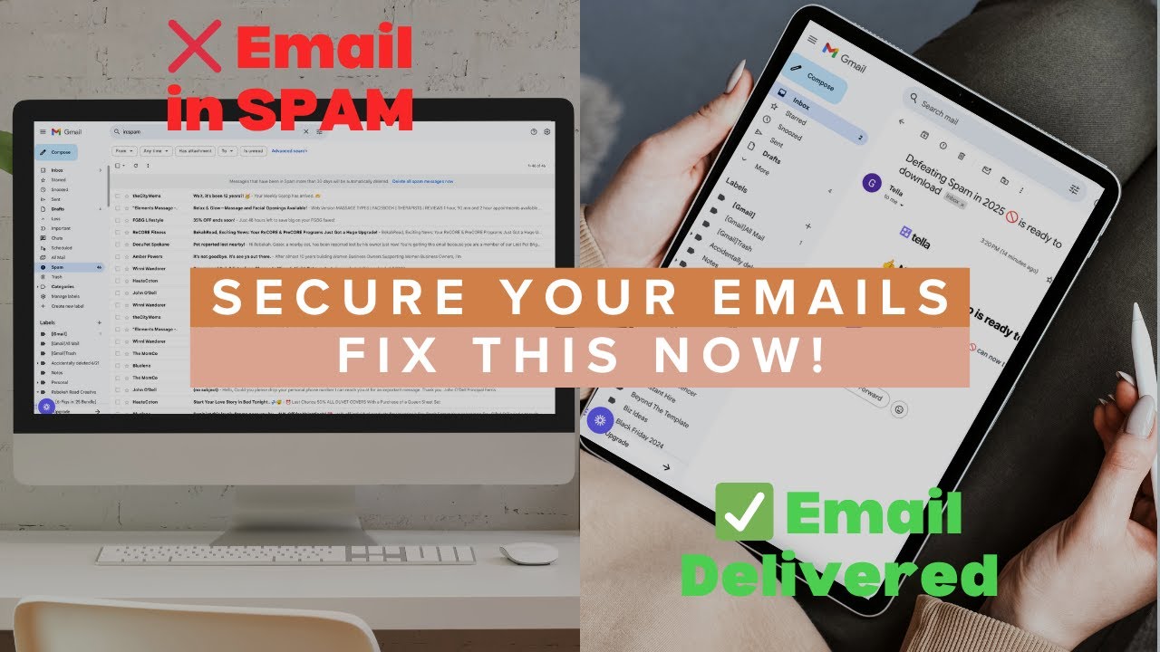 Stop Your Emails from Going to Spam! SPF, DKIM & DMARC Setup for Small Business Owners