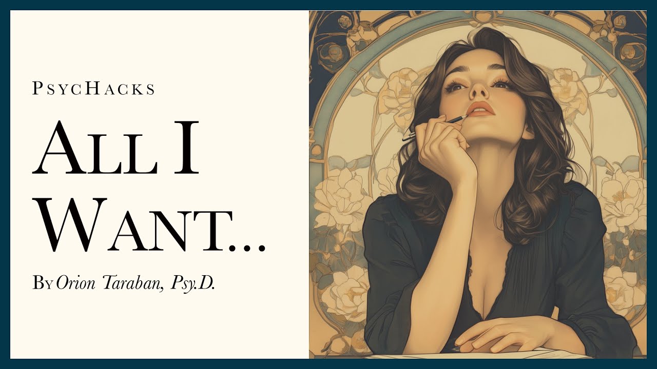 All I want...: the problem with dating today