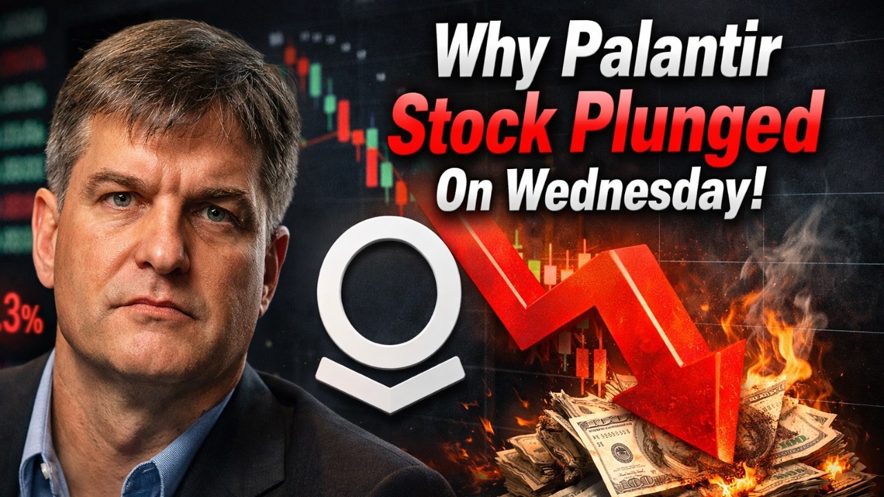 Palantir Stock CRASHES Over 7% What Just Happened!? Is This the End for PLTR Stock or an Opportunity