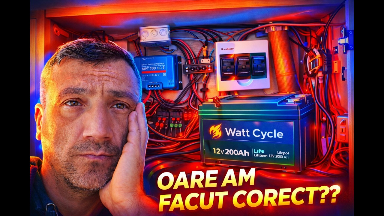 AM REFACUT TOATA INSTALATIA ELECTRICA LA RULOTA.Cum am facut instalatia electrica pas cu pas.
