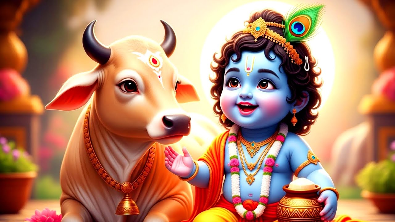 Choti Choti Gaiya, Chote Chote Gwal | छोटी छोटी गैया | #Little Krishna Bhajan - Krishna Bal Leela