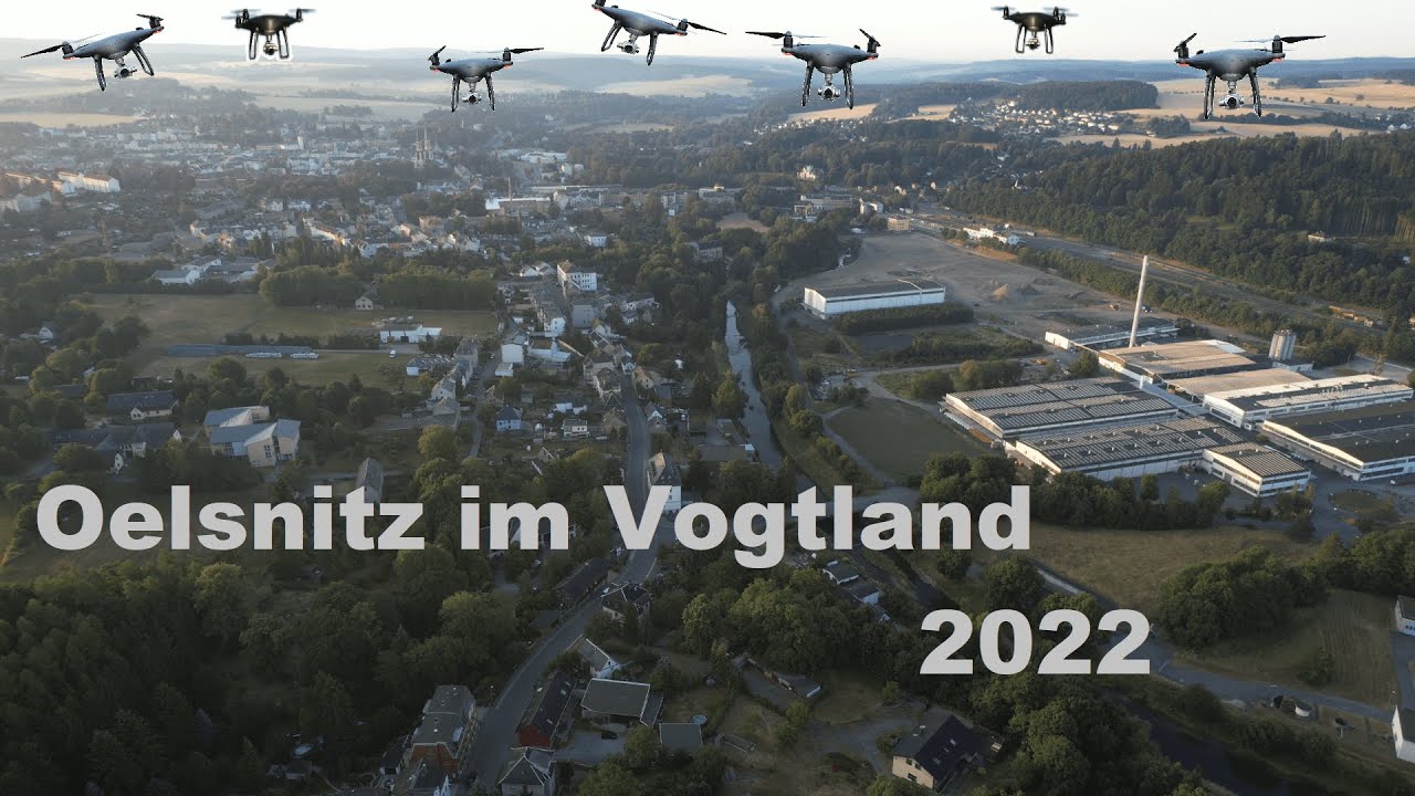 Ein Flug über Oelsnitz im Vogtland 2022