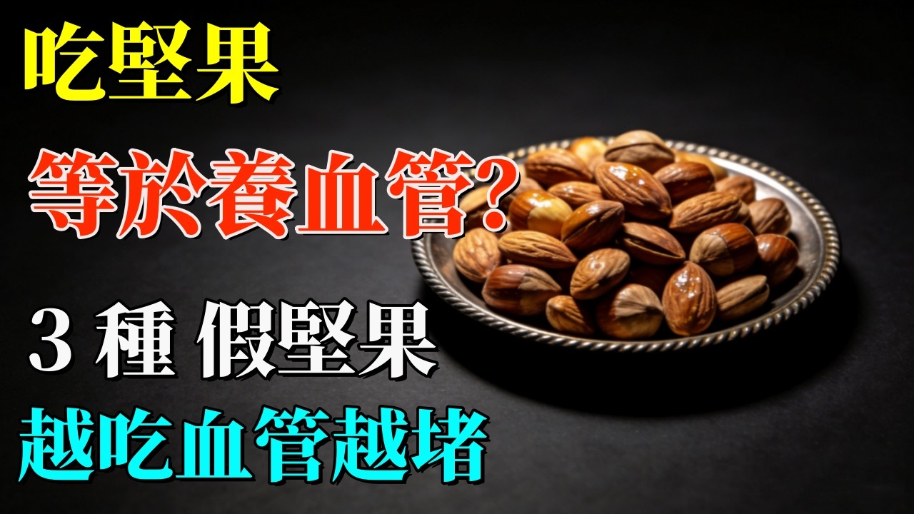 吃堅果等於養血管？醫生提醒：這 3 種 “假堅果” 別再吃，越吃血管越堵！