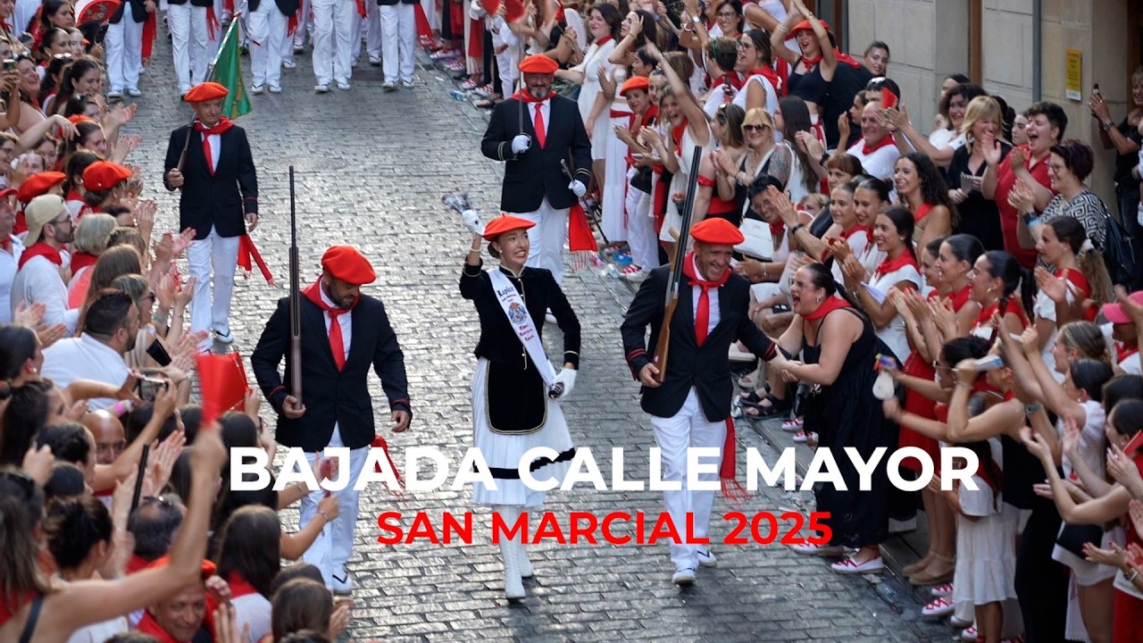Bajada Calle Mayor San Marcial 2025 - Alarde tradicional | Txingudi Online