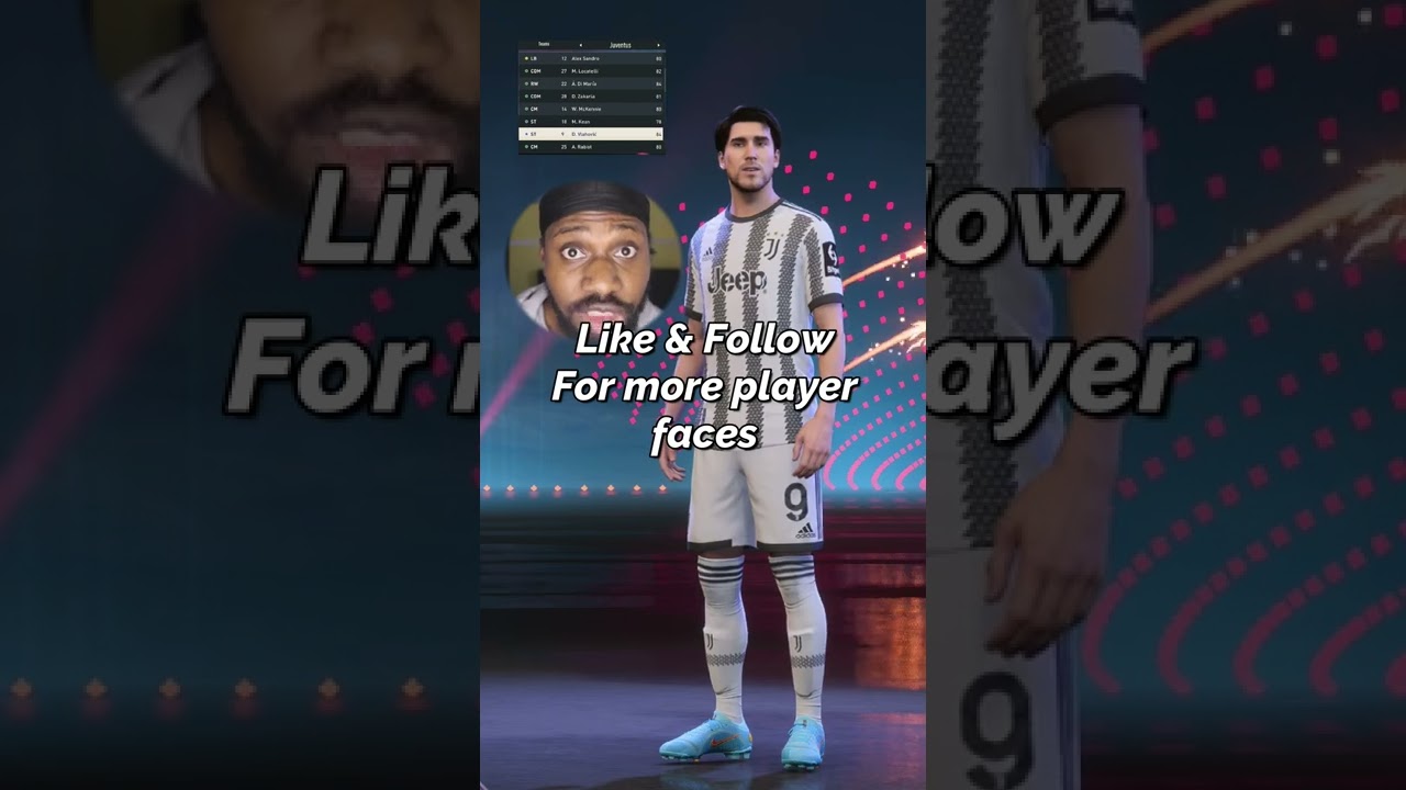 FIFA 23 JUVENTUS PLAYER FACES