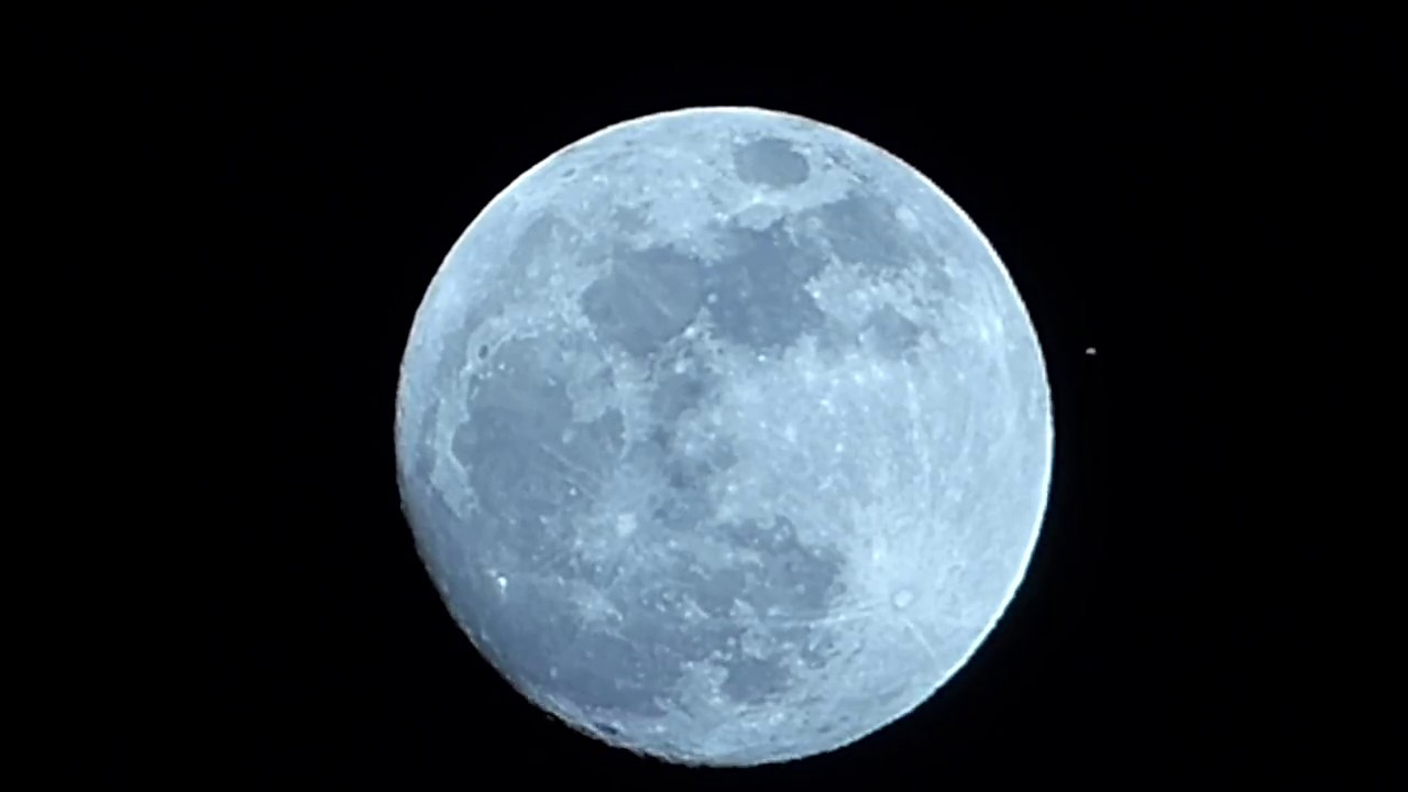 ISS Lunar Transit taken with LUMIX FZ200