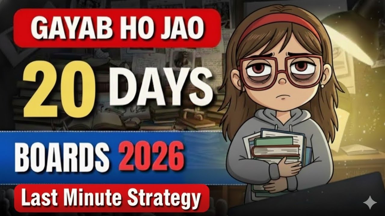 Class 12 Chemistry: 20 Days Master Strategy 🔥 | Score 95+ in Board Exams | Boards 2026