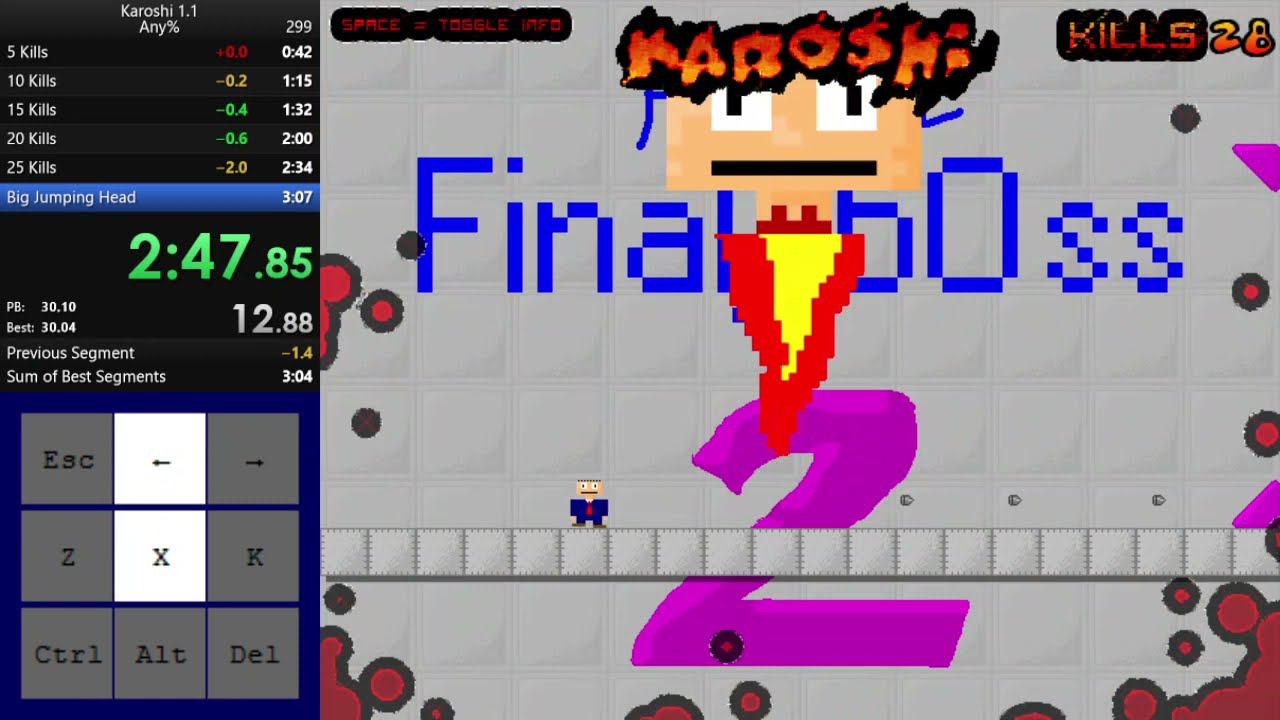 [WR] Karoshi &ndash; Any% in 3:05 [Speedrun]