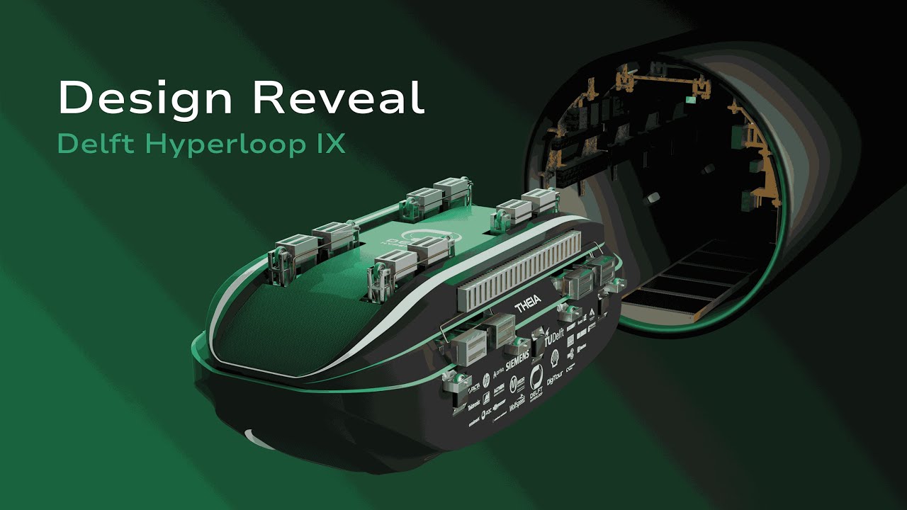 Delft Hyperloop IX Design Reveal - Theia (2025)