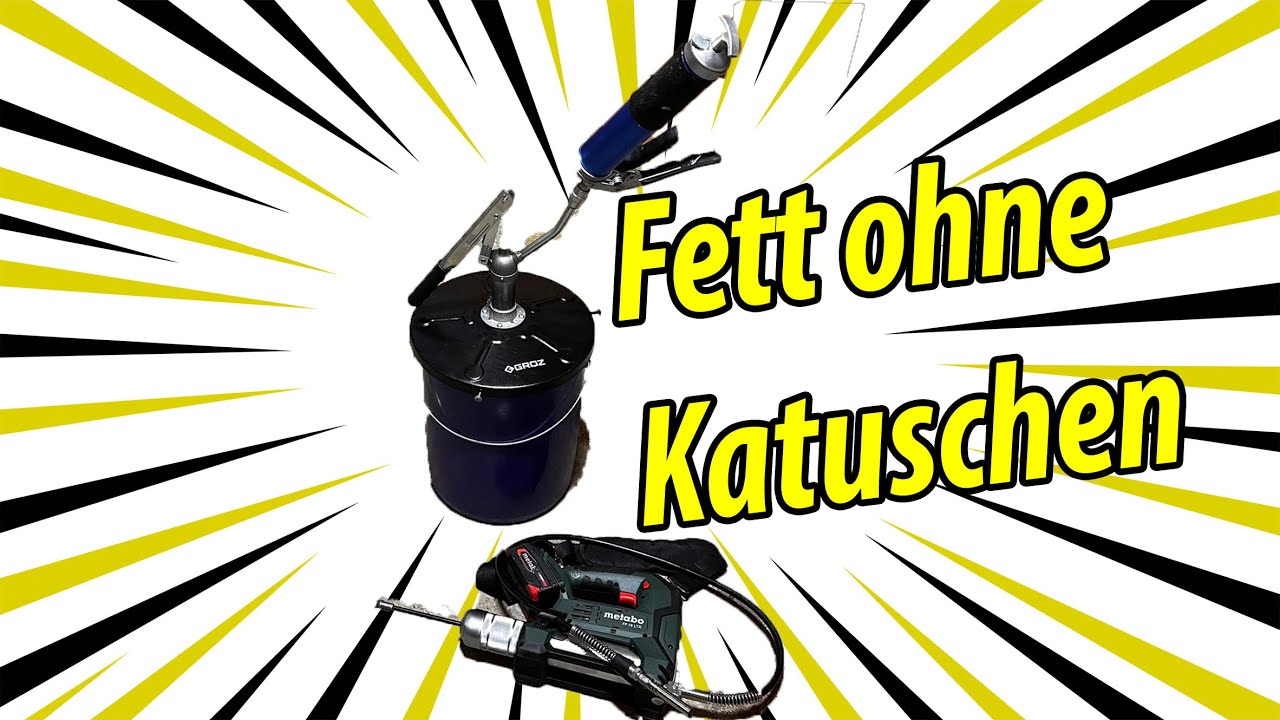 Keine Kartuschen mehr! | Jetzt gehts ans Fett | Fettpressen Befüllpumpe | Metabo FP 18 LTX