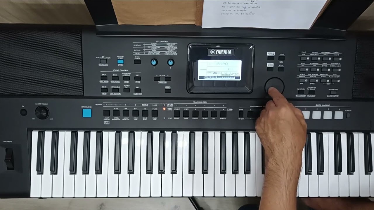 TECLADO YAMAHA  PSR E473  REVIEW DE OPERAÇÃO    FUNÇÕES E RECURSOS   COMO PROGRAMAR