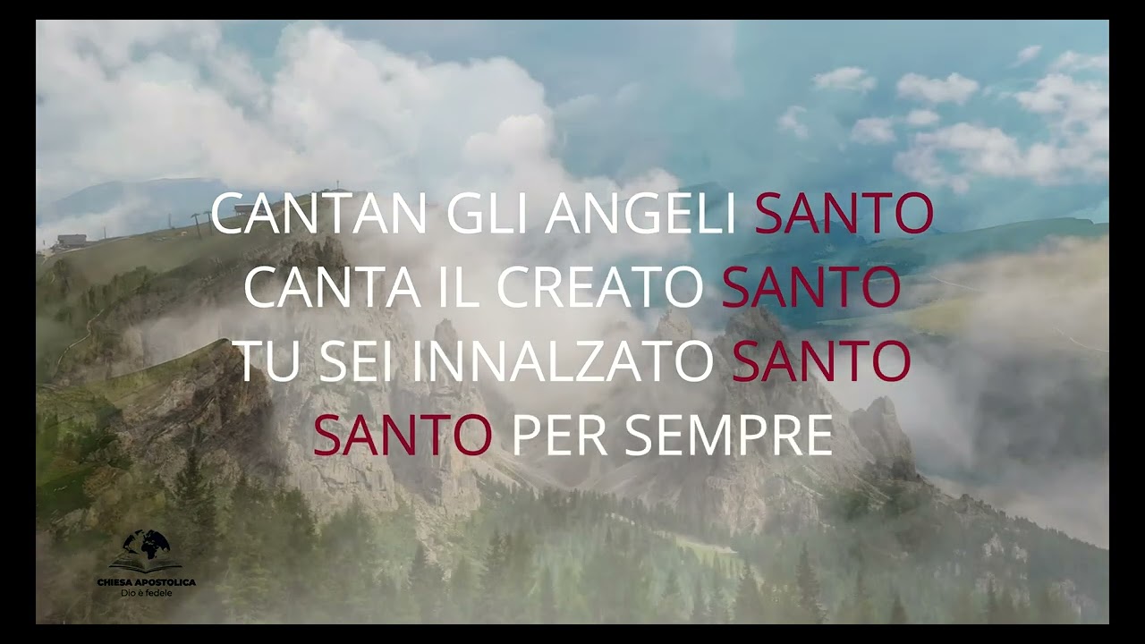 SANTO PER SEMPRE                   HOLY FOREVER COVER IN ITALIANO