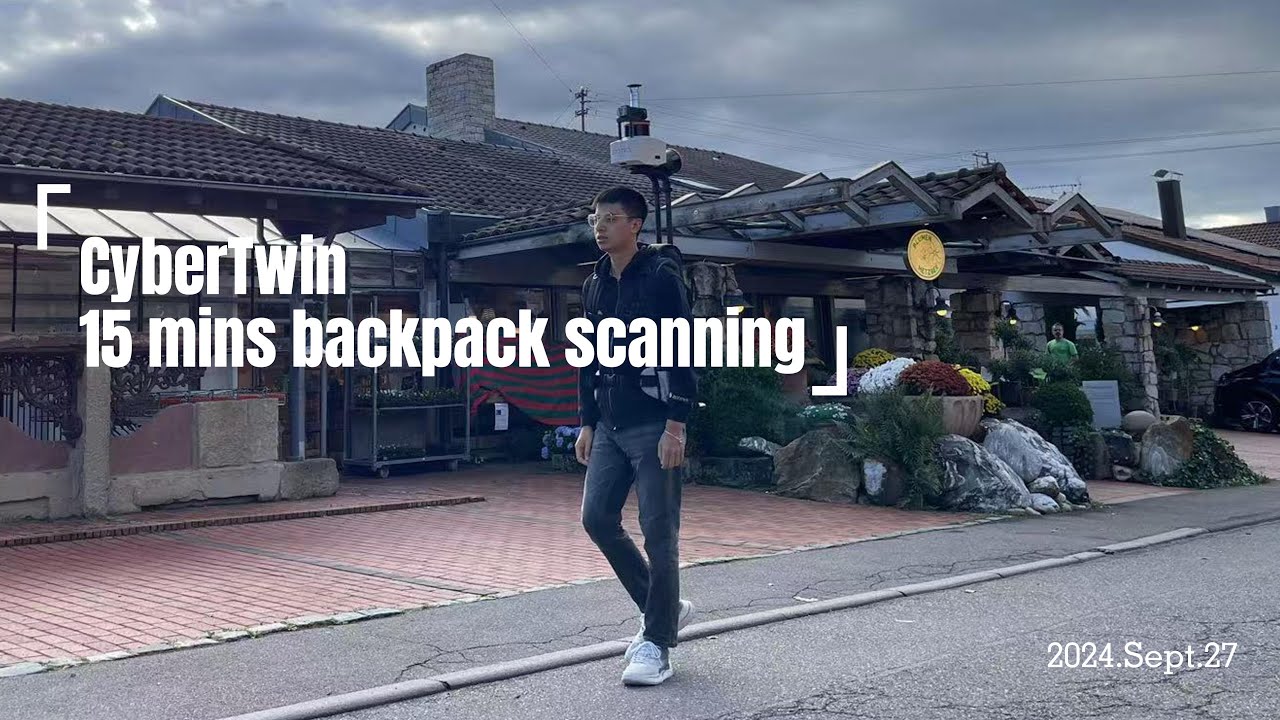 CyberTwin 15 mins scanning of  Schonaich in Germany