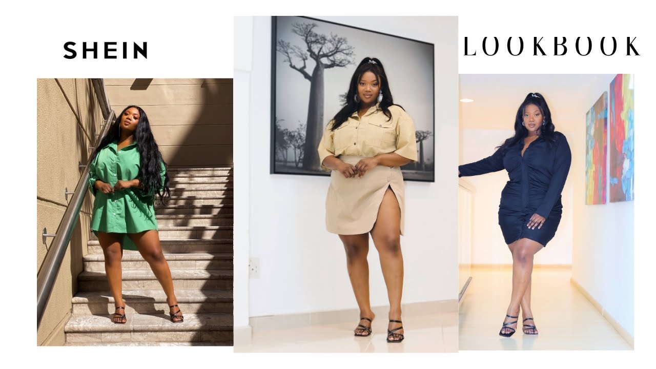 Shein Curve Mini LookBook #sheincurve #youtubeza #plussize