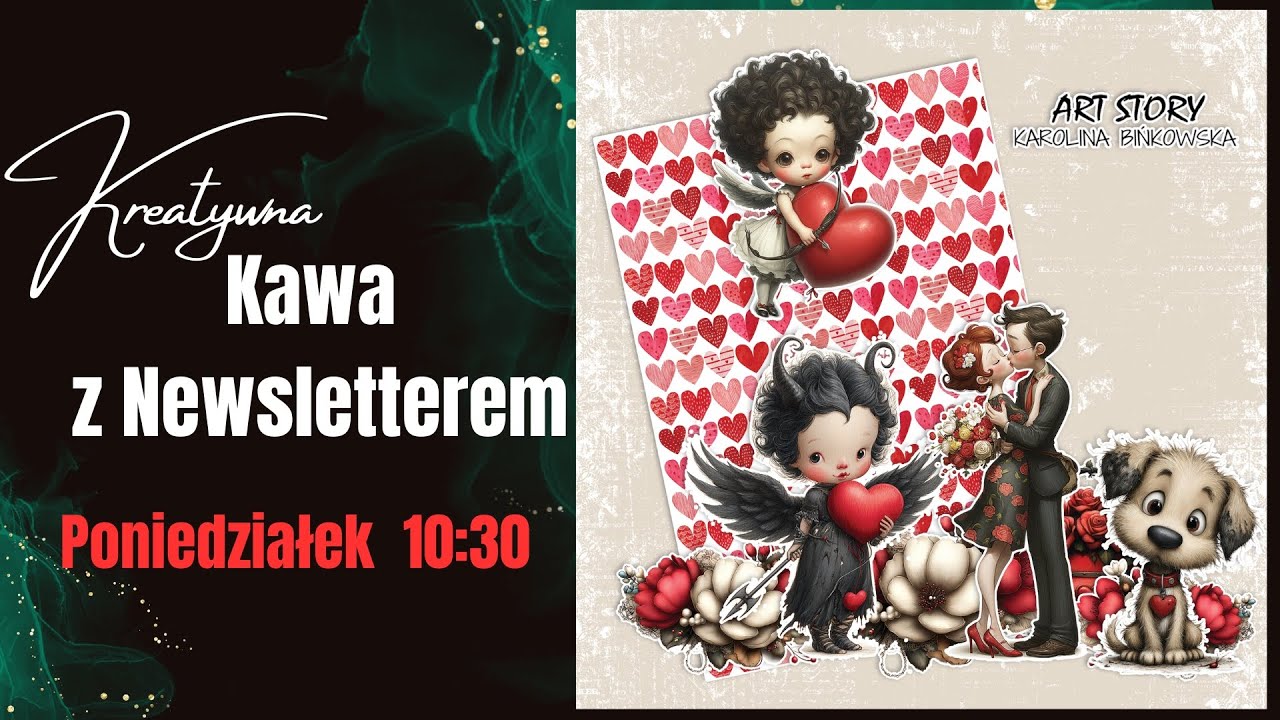 Kreatywna Kawa z Newsletterem set 68 I Mixedmedia I DIY I Scrapbooking
